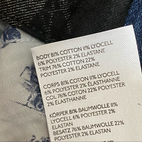 Pilcro Ultra Hi Rise Floral Contrast Skinny Jeans - Picture 12 of 14